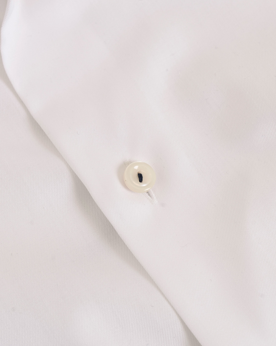 Uomini | Camicie | Eton | Super Sim Contrast Flower Shirt  White