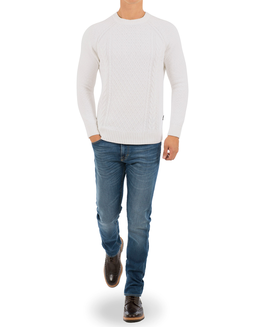 Uomini | Maglieria | Henri-Lloyd | Henri Lloyd Kents Regular Crew Neck Knit White