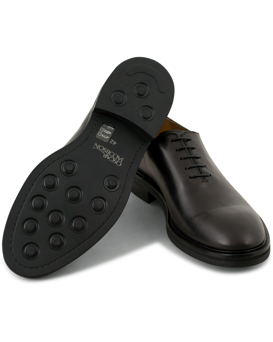 Uomini | Oscar Jacobson President Wholecut Oxford Black | Oscar Jacobson | President Wholecut Oxford Black