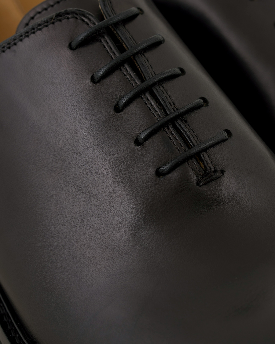 Uomini | Oscar Jacobson President Wholecut Oxford Black | Oscar Jacobson | President Wholecut Oxford Black