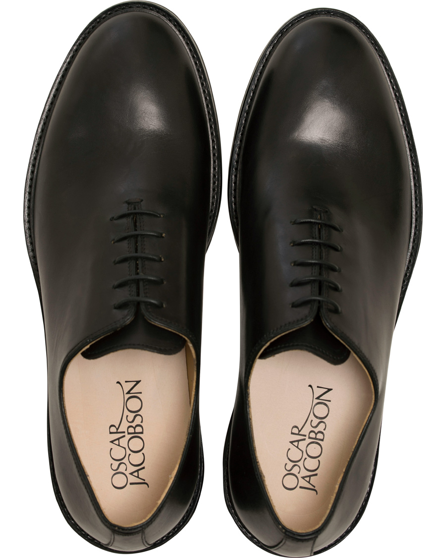 Uomini | Oscar Jacobson President Wholecut Oxford Black | Oscar Jacobson | President Wholecut Oxford Black