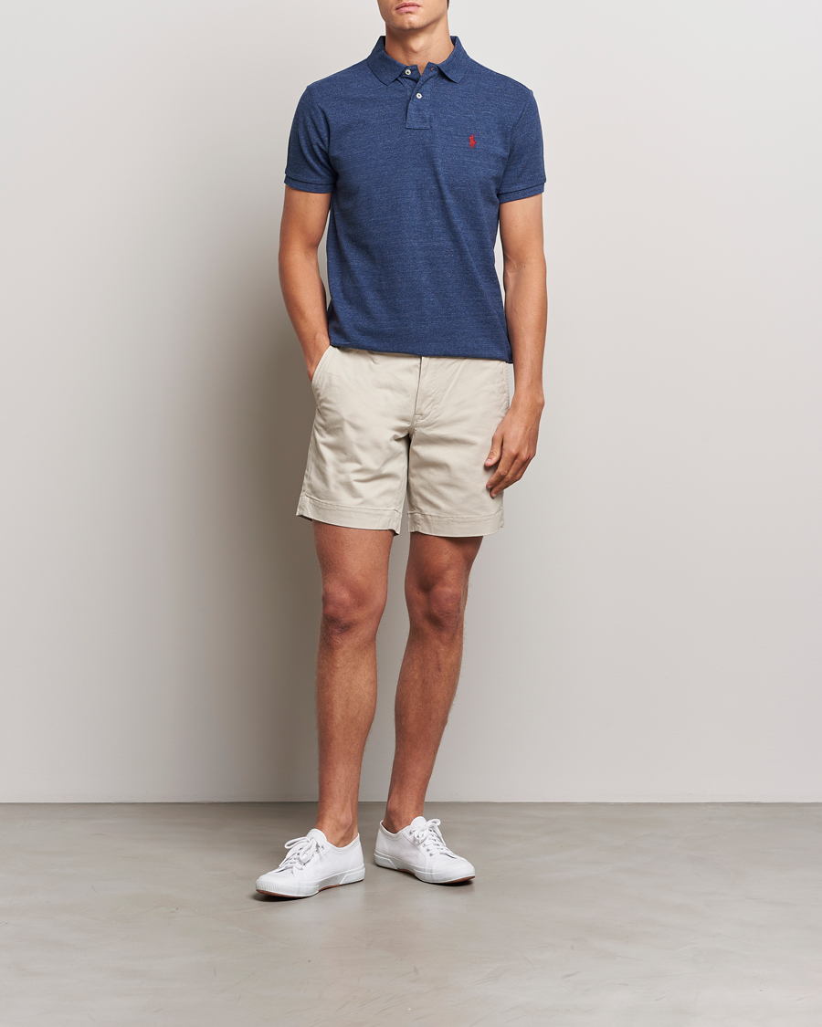 Uomini | Polo | Polo Ralph Lauren | Custom Slim Fit Polo Classic Royal Heather