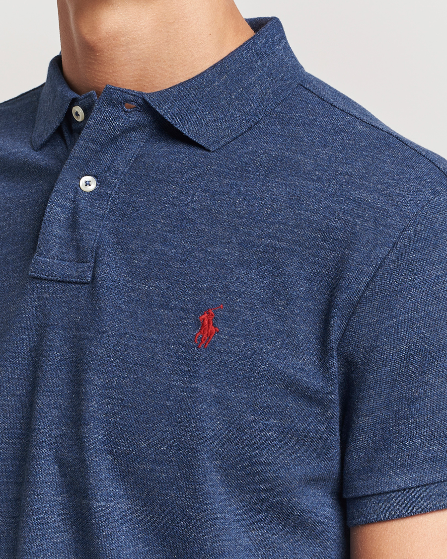 Uomini | Polo | Polo Ralph Lauren | Custom Slim Fit Polo Classic Royal Heather
