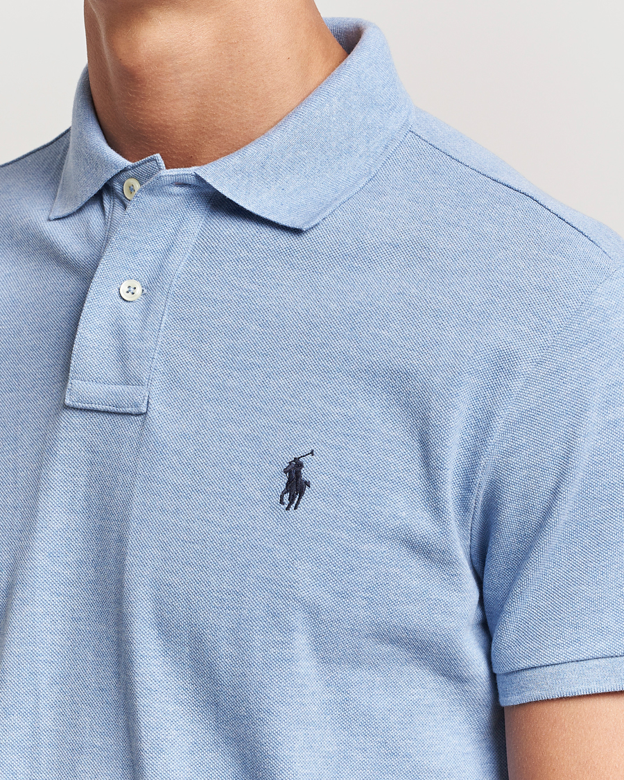 Uomini | Polo | Polo Ralph Lauren | Custom Slim Fit Polo Isle Heather