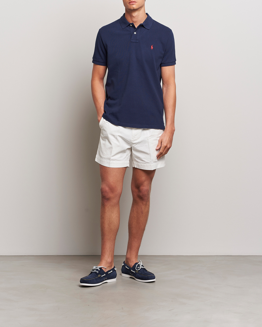 Uomini | Polo | Polo Ralph Lauren | Custom Slim Fit Polo Newport Navy