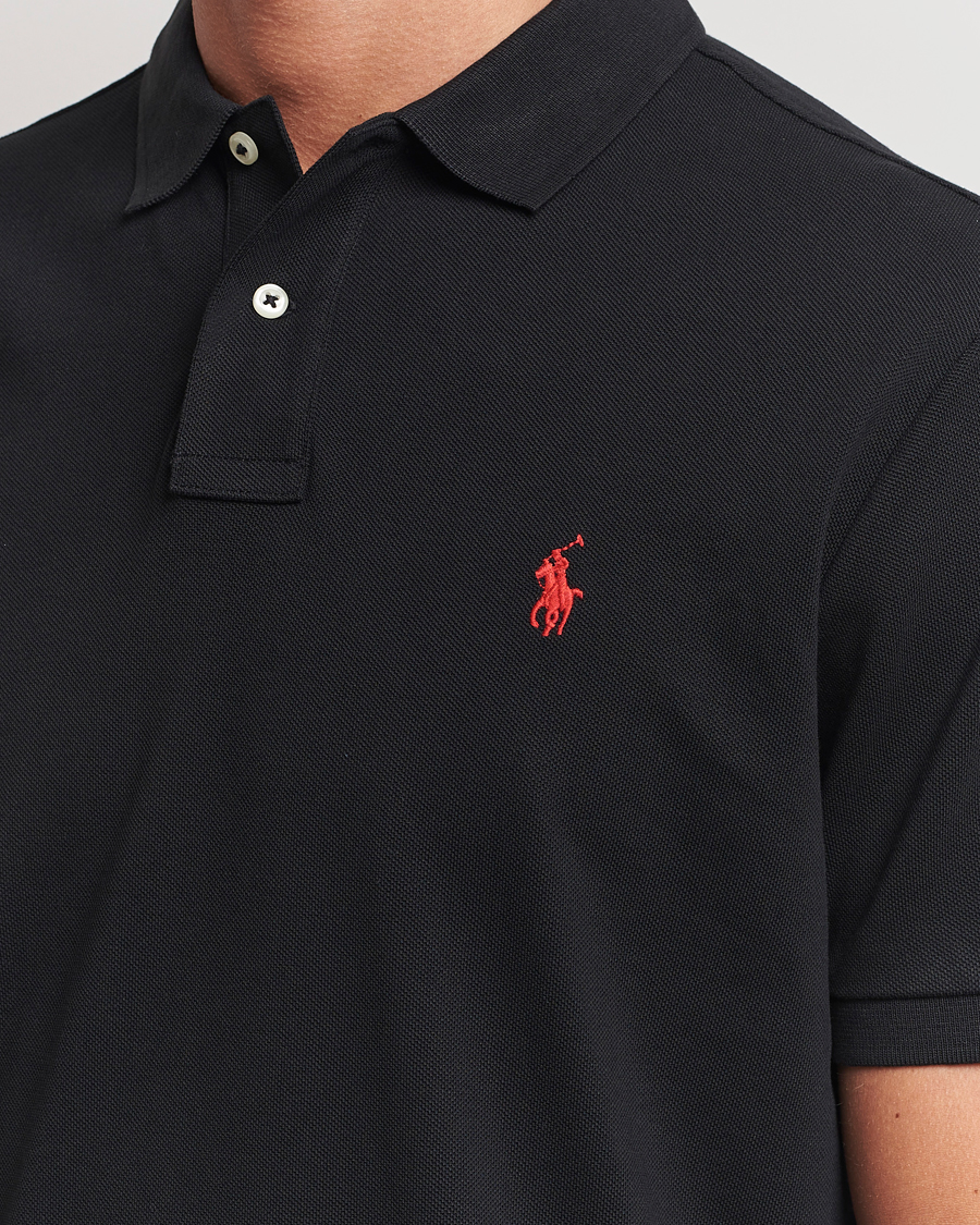 Uomini | Polo | Polo Ralph Lauren | Custom Slim Fit Polo Black