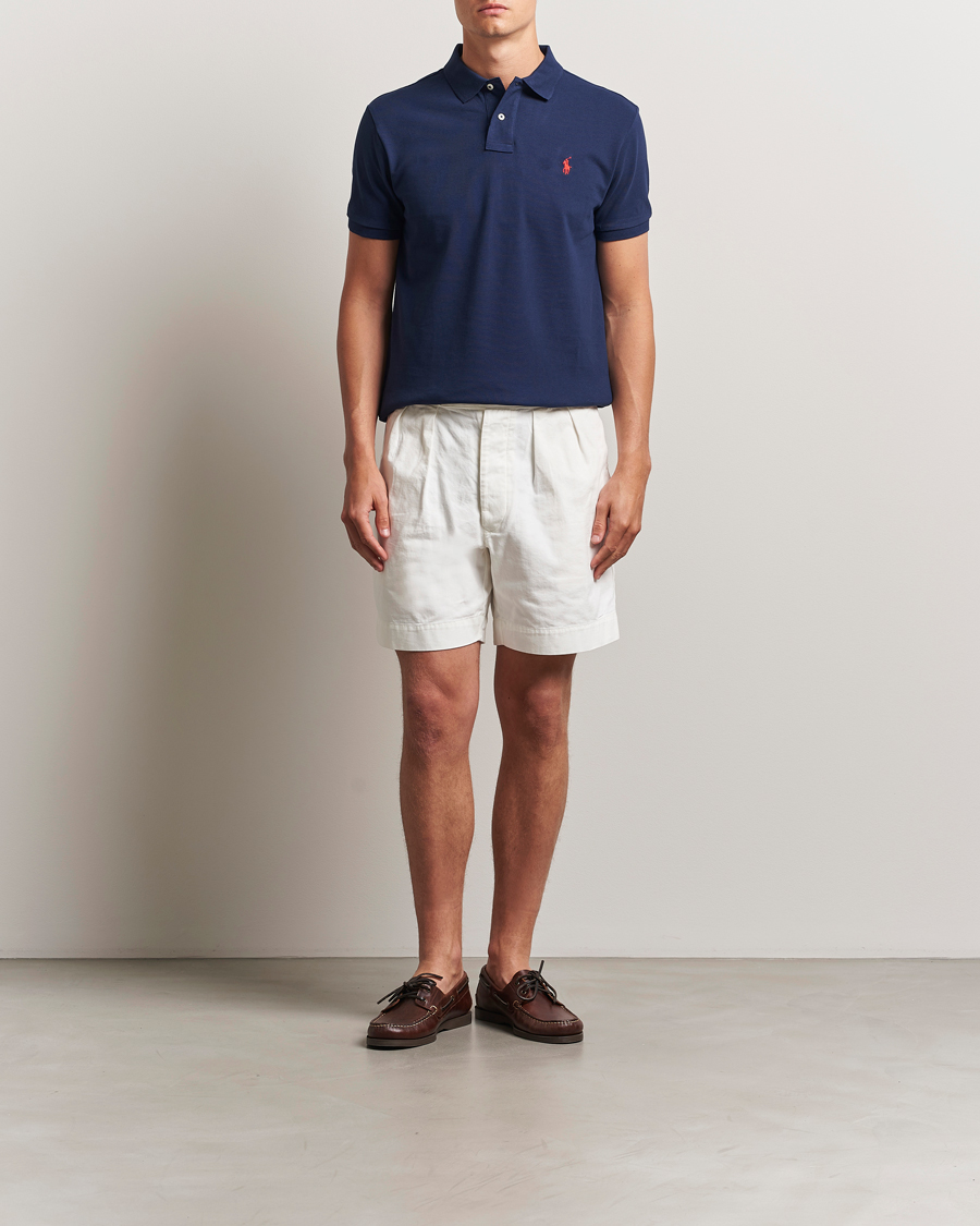 Uomini | Polo | Polo Ralph Lauren | Slim Fit Polo Newport Navy