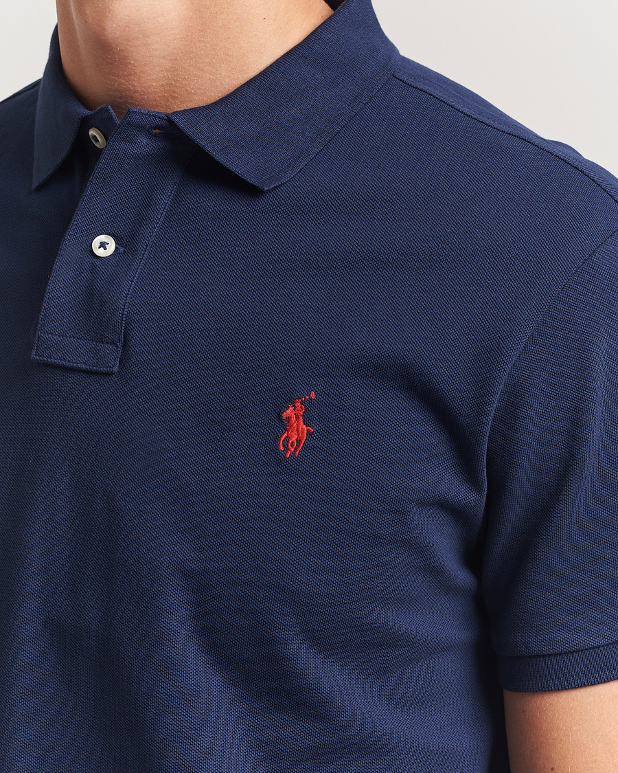 Uomini | Polo | Polo Ralph Lauren | Slim Fit Polo Newport Navy