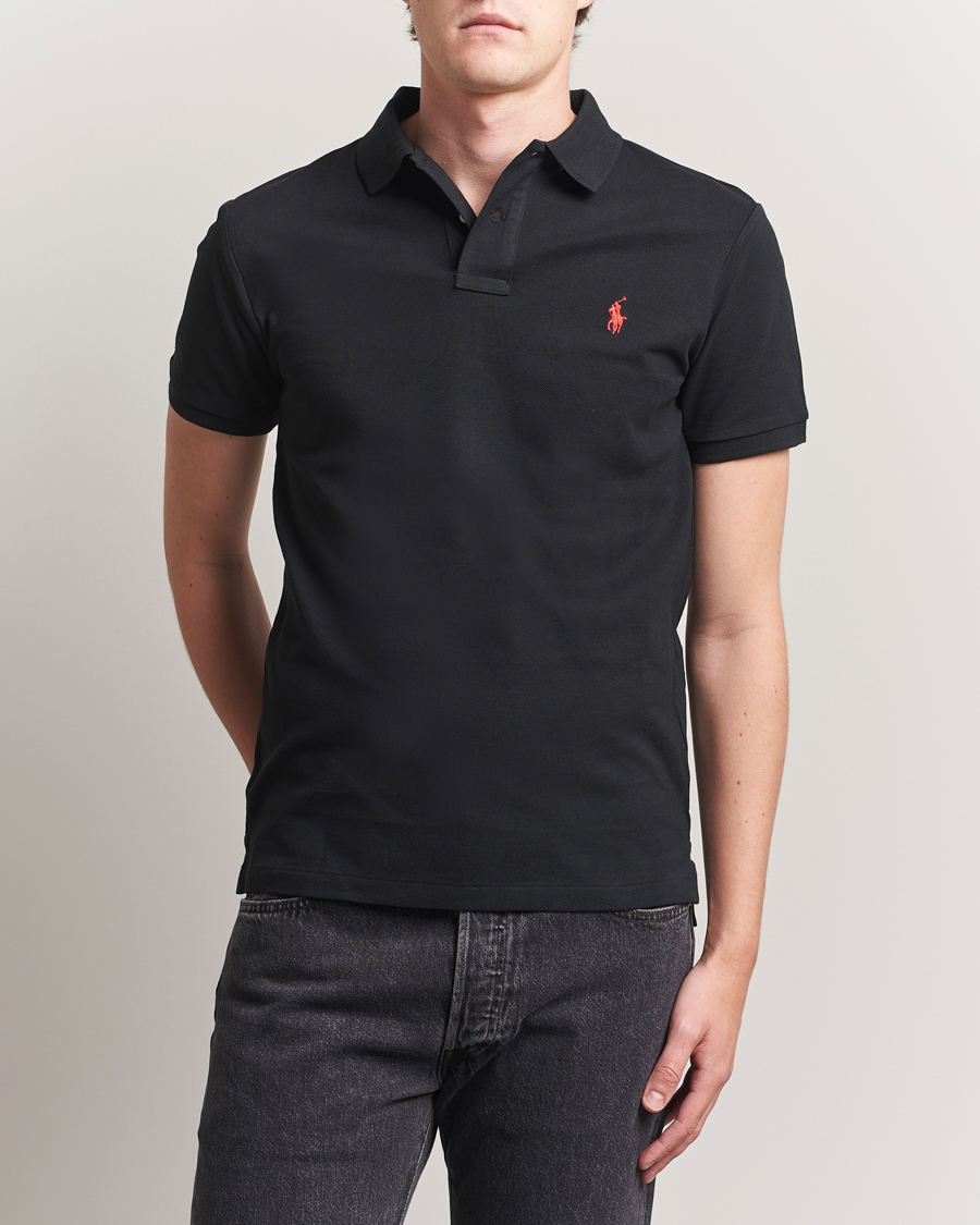 Uomini | Polo | Polo Ralph Lauren | Slim Fit Polo Polo Black