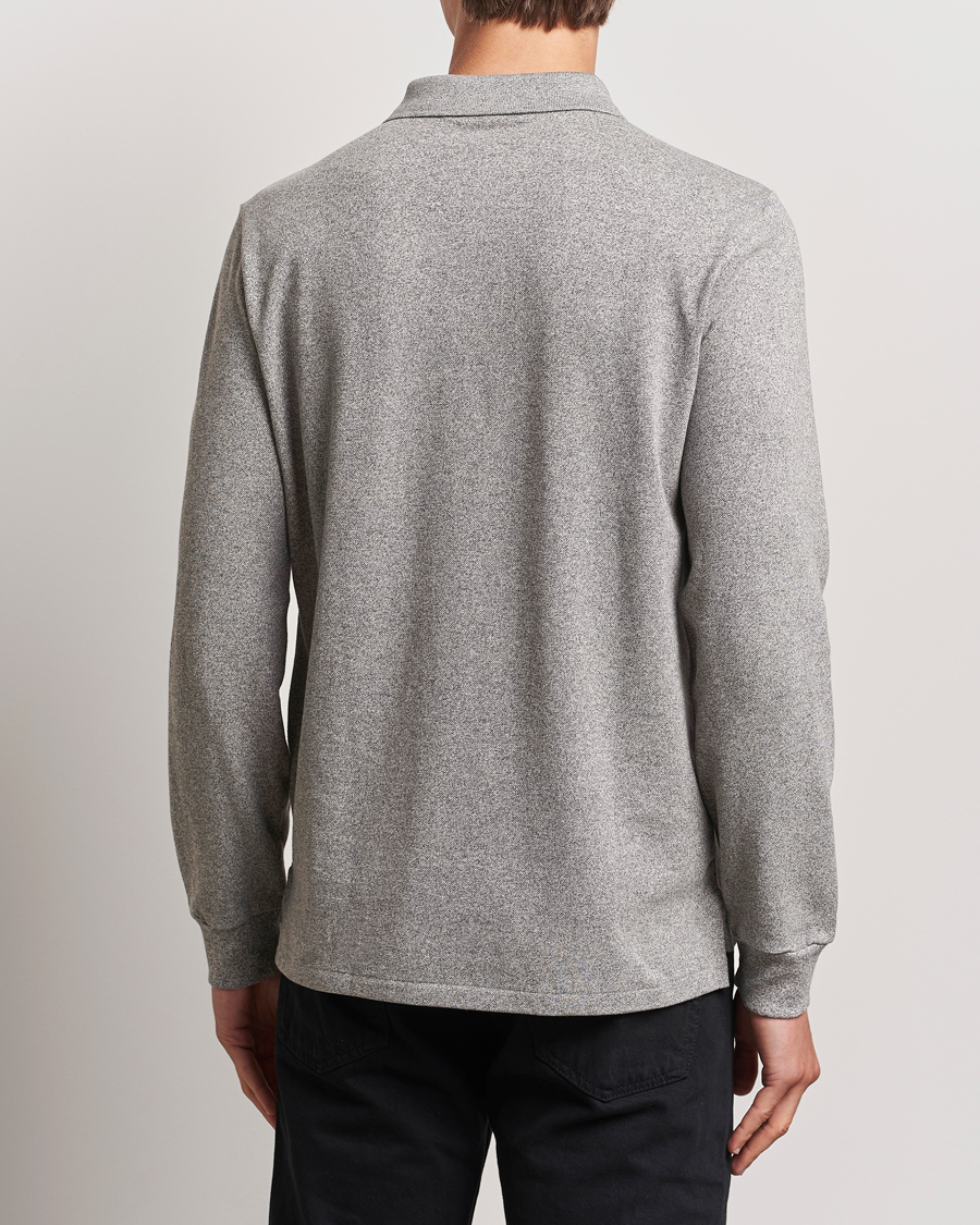 Uomini | Polo | Polo Ralph Lauren | Custom Slim Fit Long Sleeve Polo Canterbury Heather