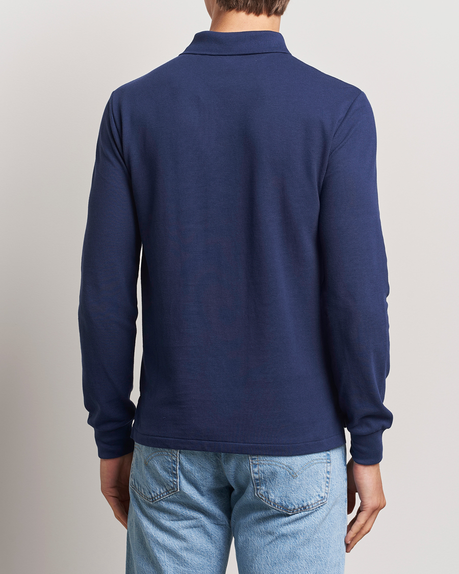 Uomini | Polo | Polo Ralph Lauren | Slim Fit Long Sleeve Polo Newport Navy