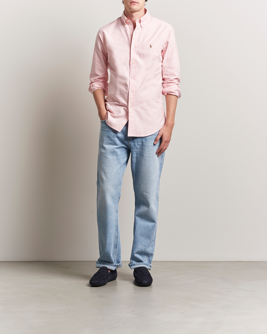 Uomini | Camicie | Polo Ralph Lauren | Custom Fit Oxford Shirt Pink