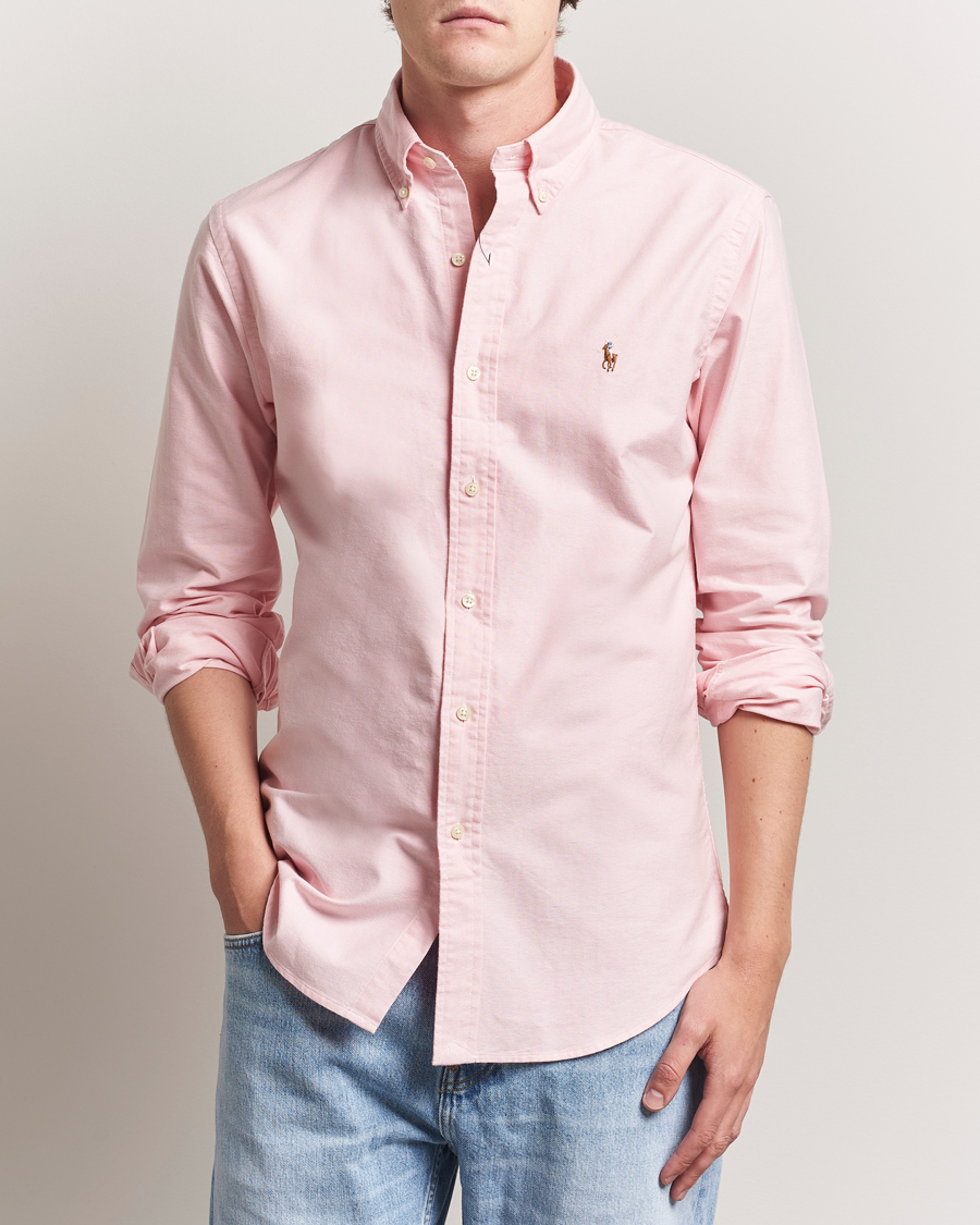 Uomini | Camicie | Polo Ralph Lauren | Custom Fit Oxford Shirt Pink
