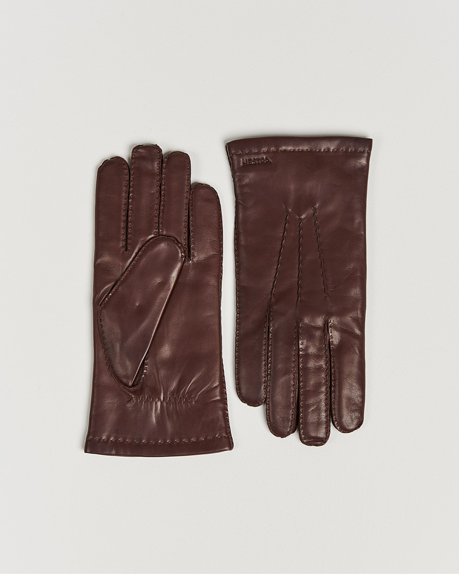 Uomini | Guanti | Hestra | Edward Wool Lined Glove Chestnut