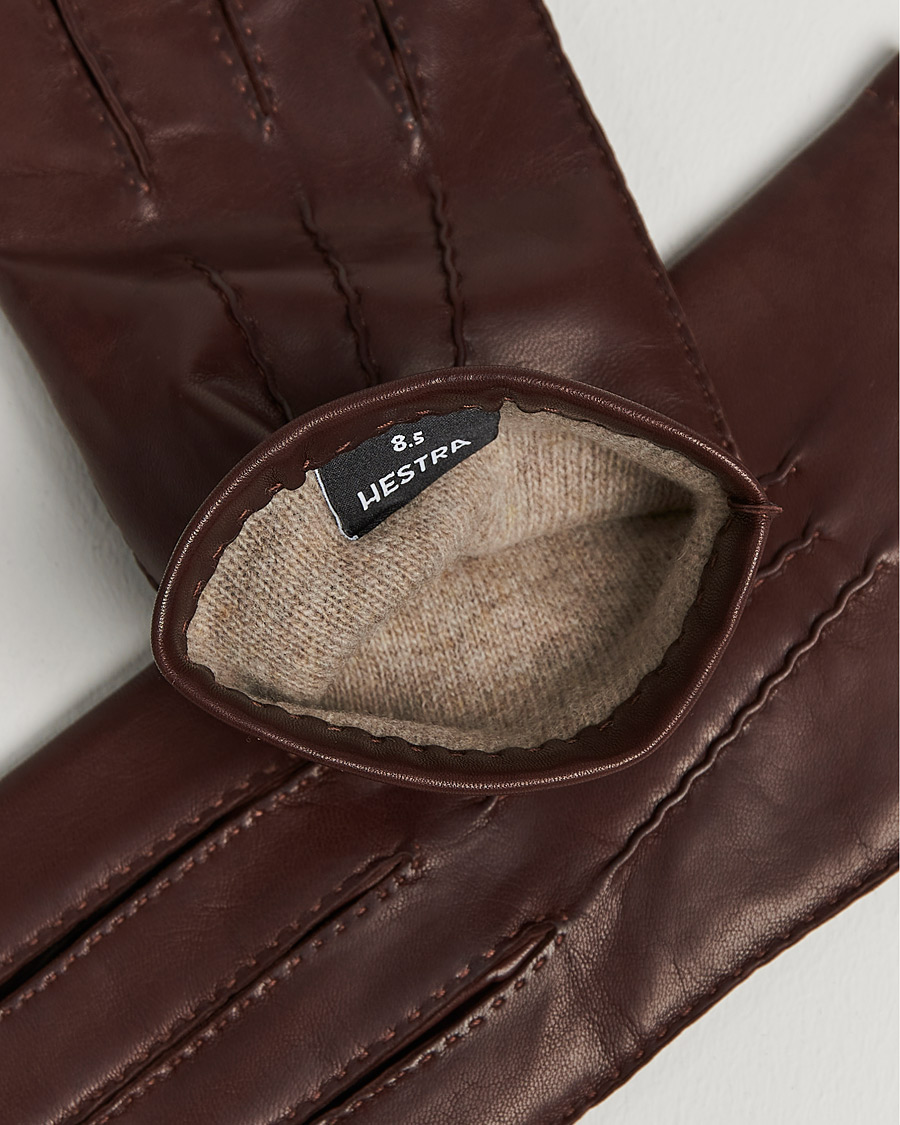 Uomini | Guanti | Hestra | Edward Wool Lined Glove Chestnut