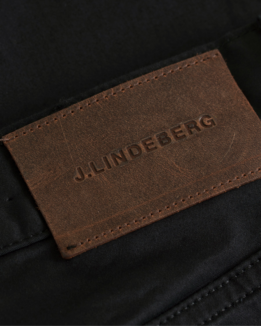 Uomini | Jeans | J.Lindeberg | Jay Satin Stretch Jeans Black