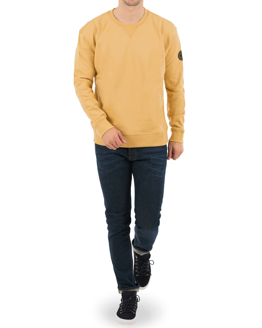 Uomini | Maglieria | WACAY | Badge Sweatshirts Faded Yellow