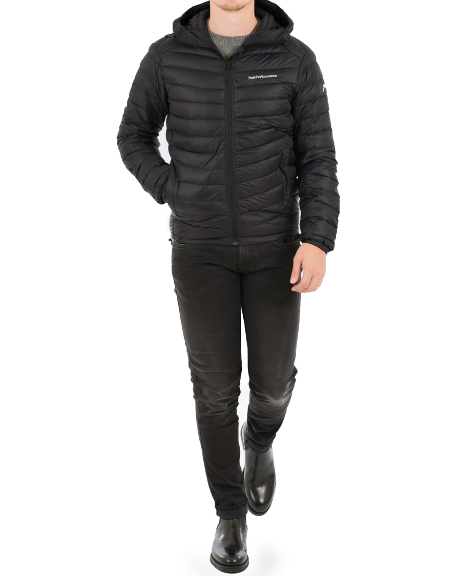 Uomini | Giacche | Peak Performance | Frost Down Hooded Jacket Black