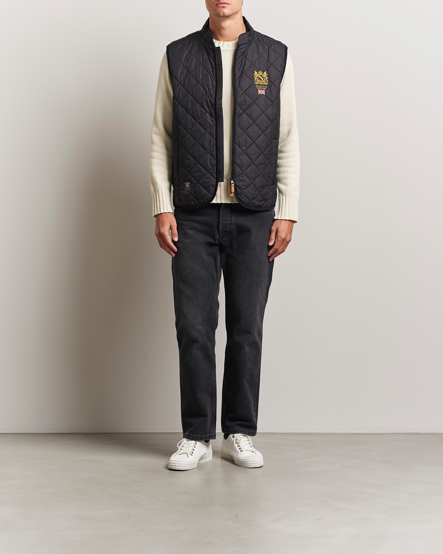Uomini | Gilet | Morris | Trenton Quilted Vest Black