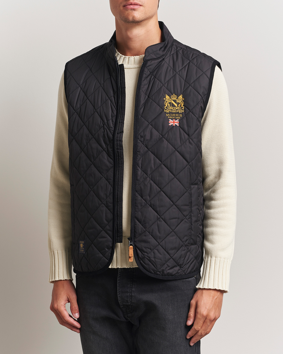 Uomini | Gilet | Morris | Trenton Quilted Vest Black