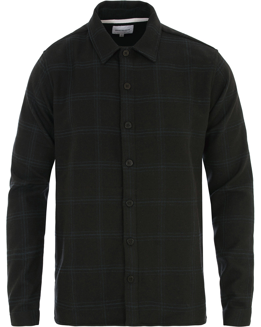 Uomini | Giacche | Norse Projects | Jens Wool Overshirt Black