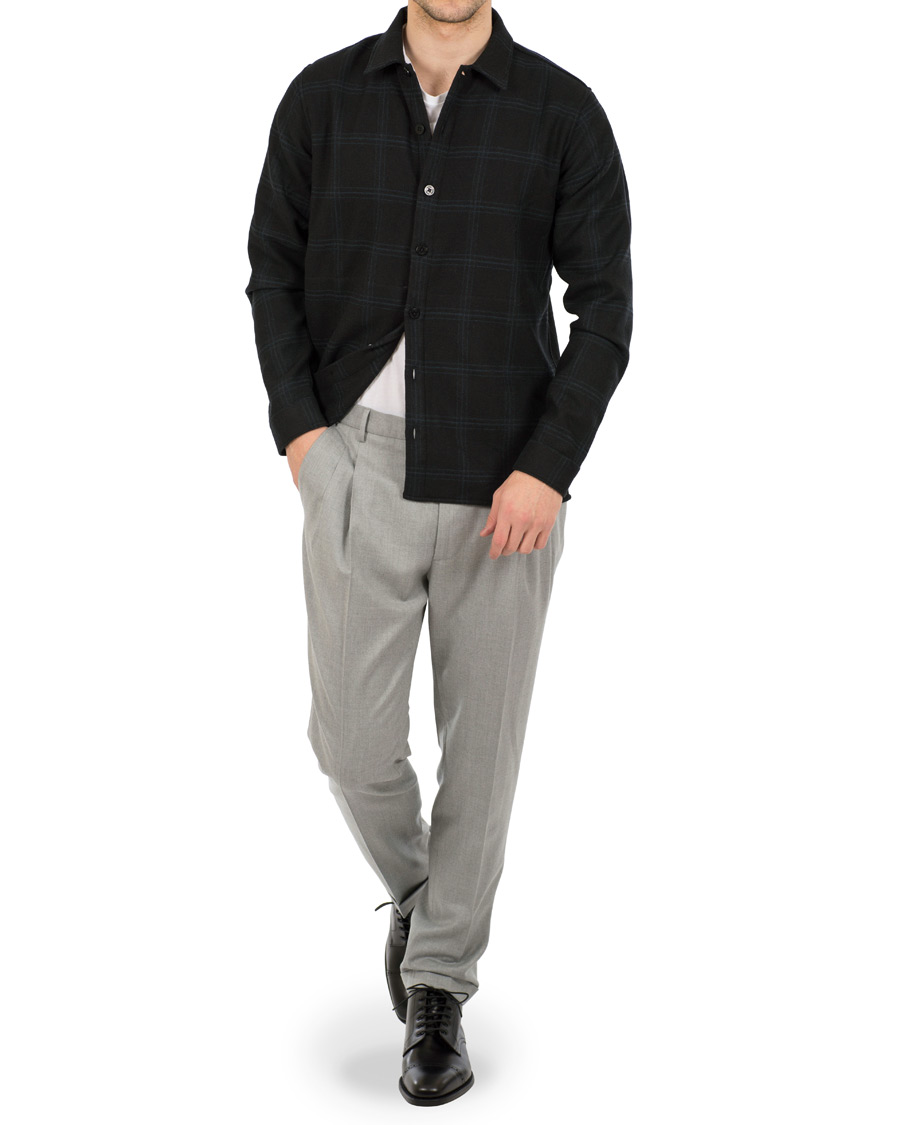 Uomini | Giacche | Norse Projects | Jens Wool Overshirt Black