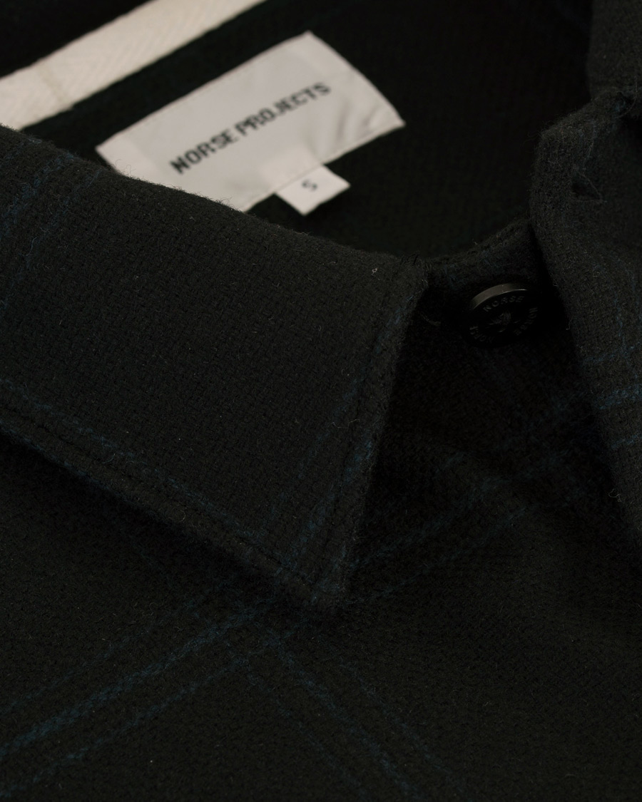 Uomini | Giacche | Norse Projects | Jens Wool Overshirt Black