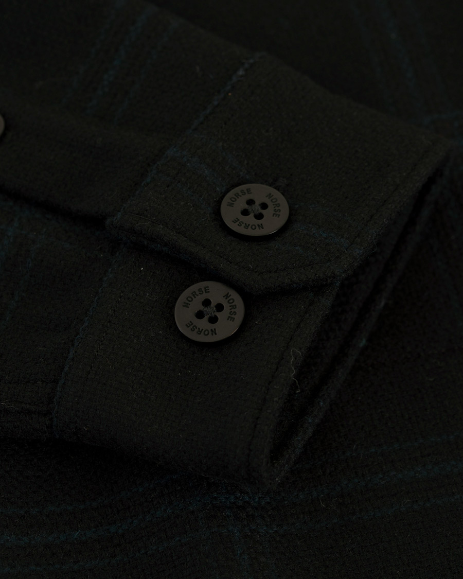 Uomini | Giacche | Norse Projects | Jens Wool Overshirt Black