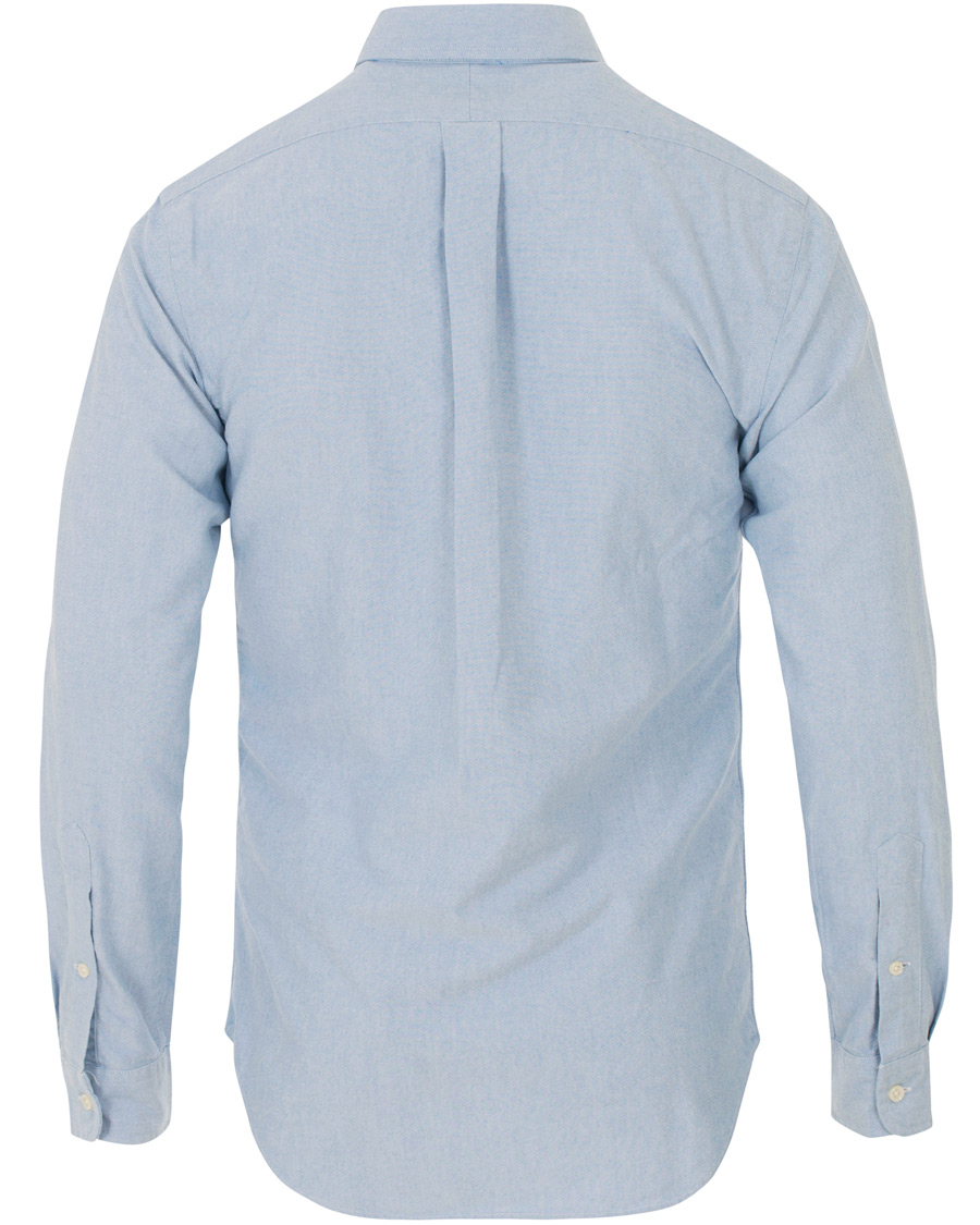 Uomini | Camicie | Polo Ralph Lauren | Slim Fit Shirt Oxford White Blue