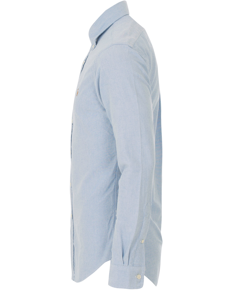 Uomini | Camicie | Polo Ralph Lauren | Slim Fit Shirt Oxford White Blue