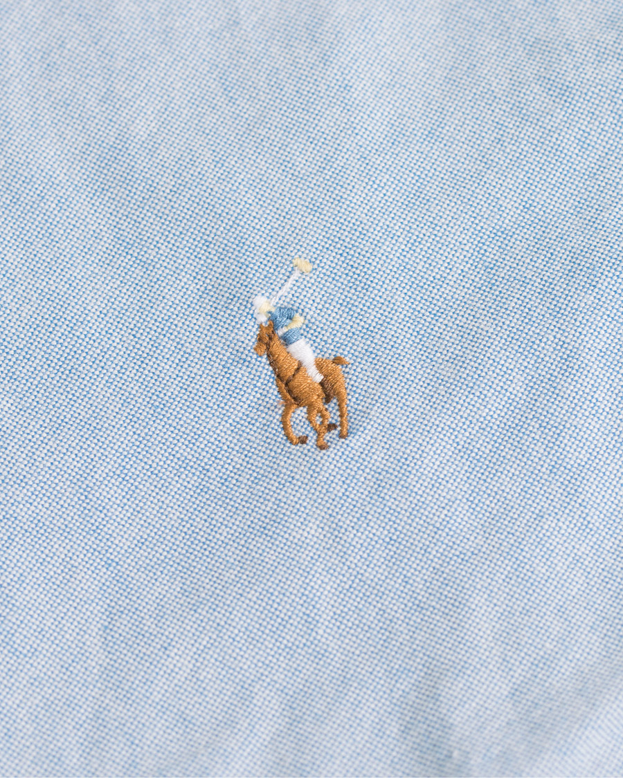 Uomini | Camicie | Polo Ralph Lauren | Slim Fit Shirt Oxford White Blue