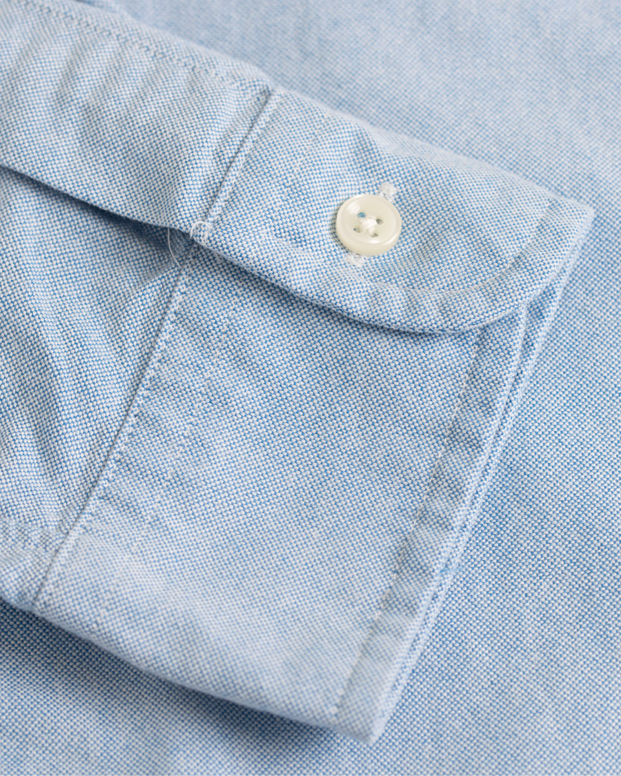 Uomini | Camicie | Polo Ralph Lauren | Slim Fit Shirt Oxford White Blue