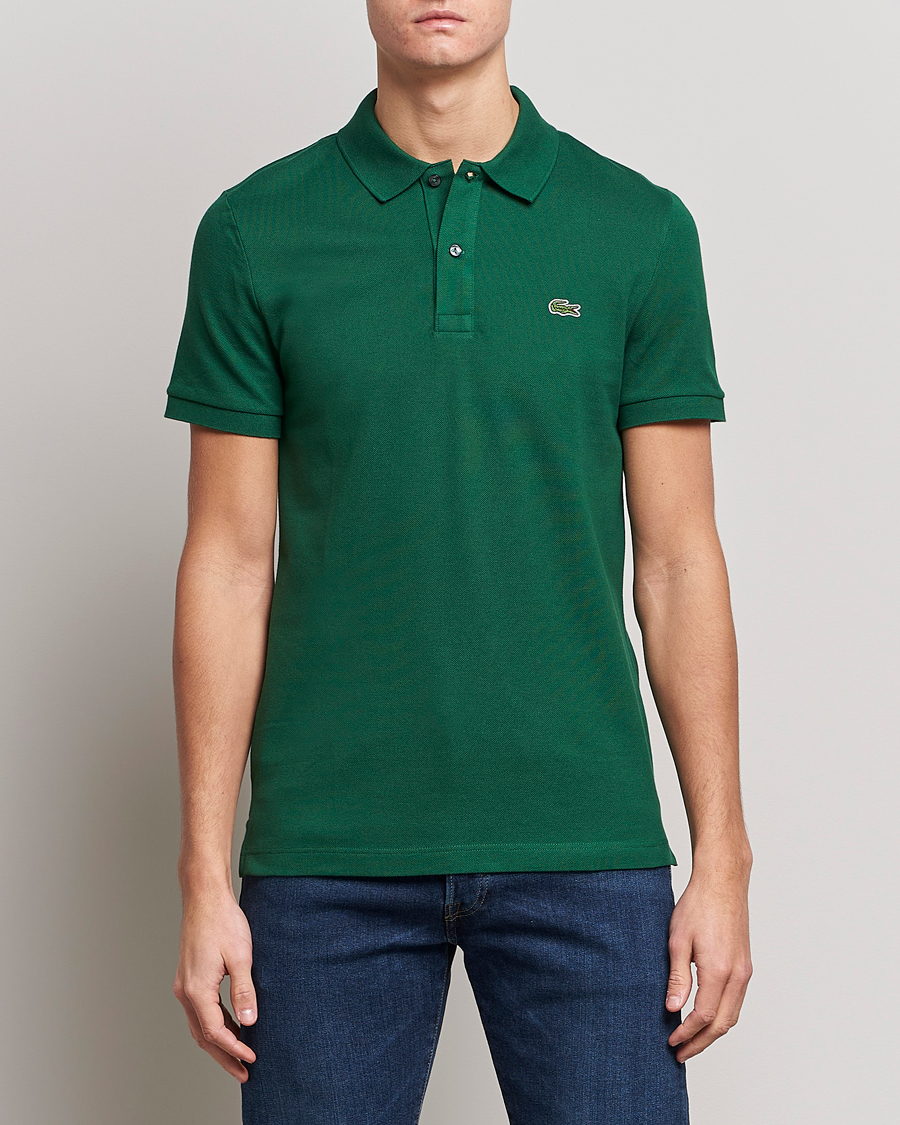 Uomini | Polo | Lacoste | Slim Fit Polo Piké Green