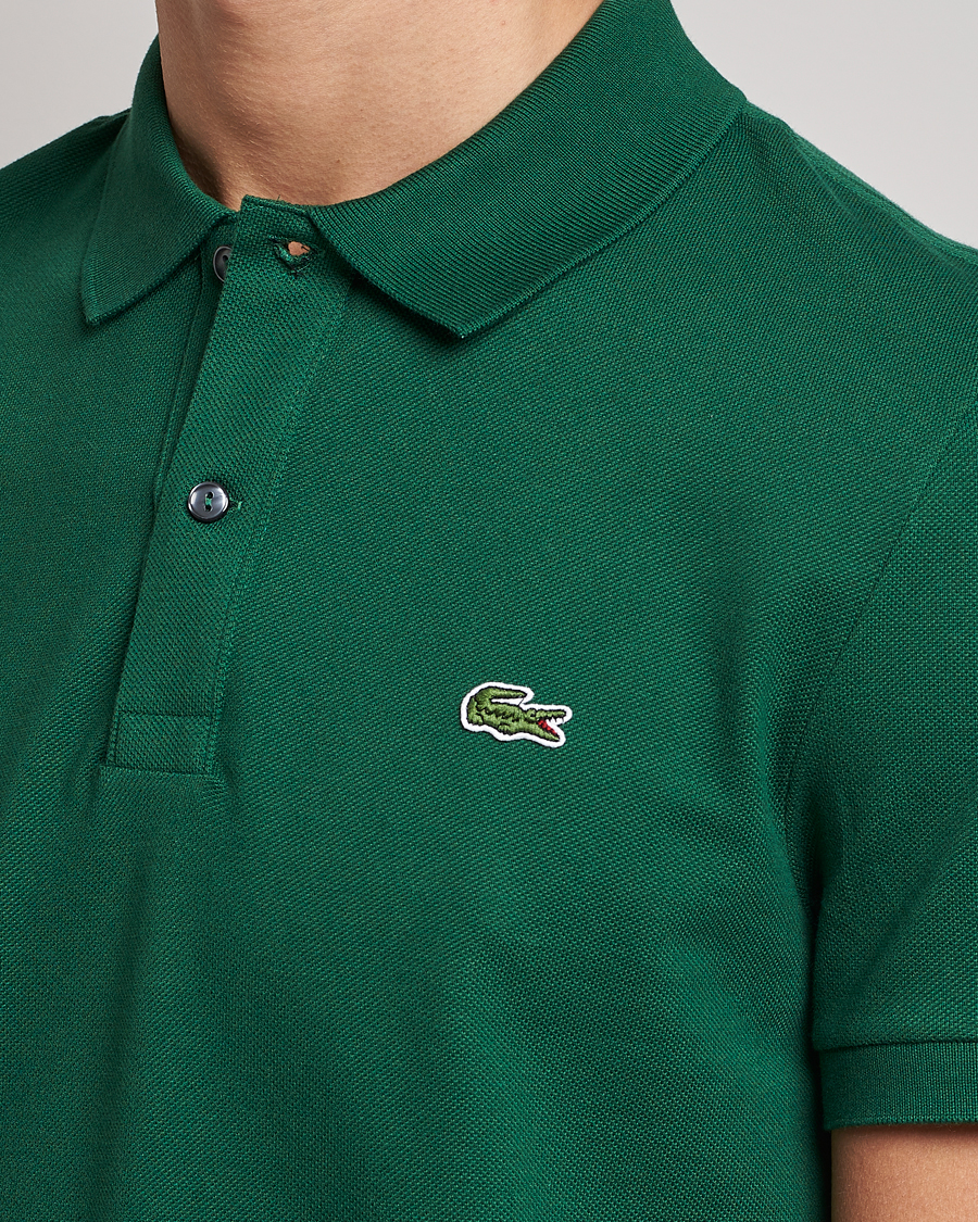 Uomini | Polo | Lacoste | Slim Fit Polo Piké Green