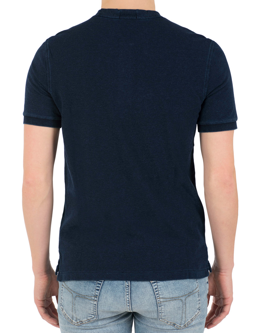 Uomini | Polo | Polo Ralph Lauren | Featherweight Grandad Collar Polo Dark Indigo