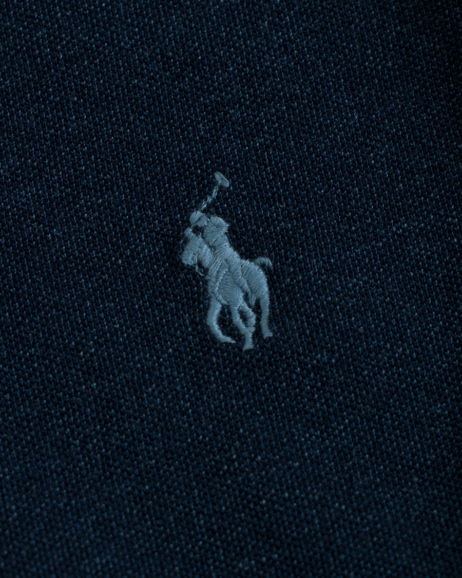 Uomini | Polo | Polo Ralph Lauren | Featherweight Grandad Collar Polo Dark Indigo