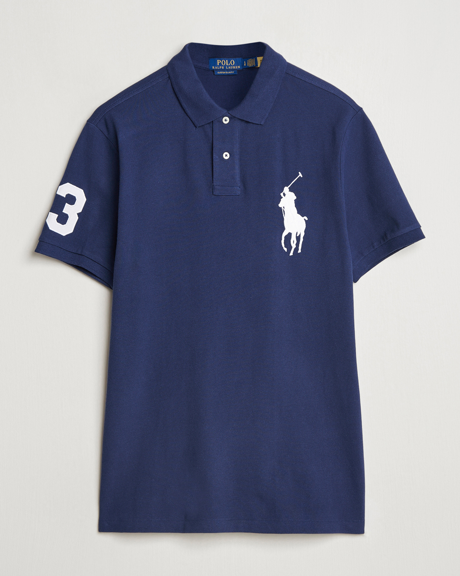 Uomini | Polo | Polo Ralph Lauren | Custom Fit Big Pony Polo Newport Navy
