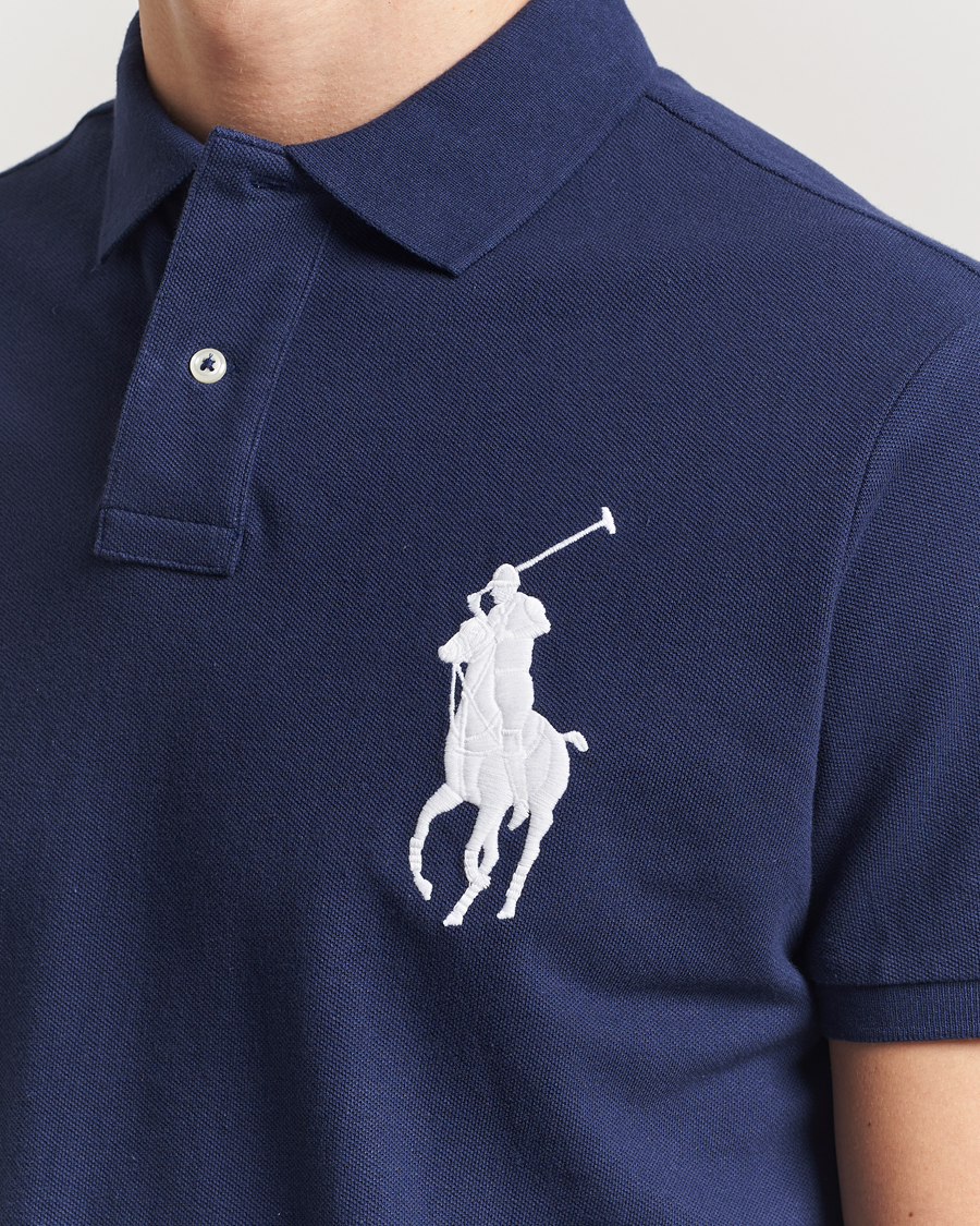 Uomini | Polo | Polo Ralph Lauren | Custom Fit Big Pony Polo Newport Navy
