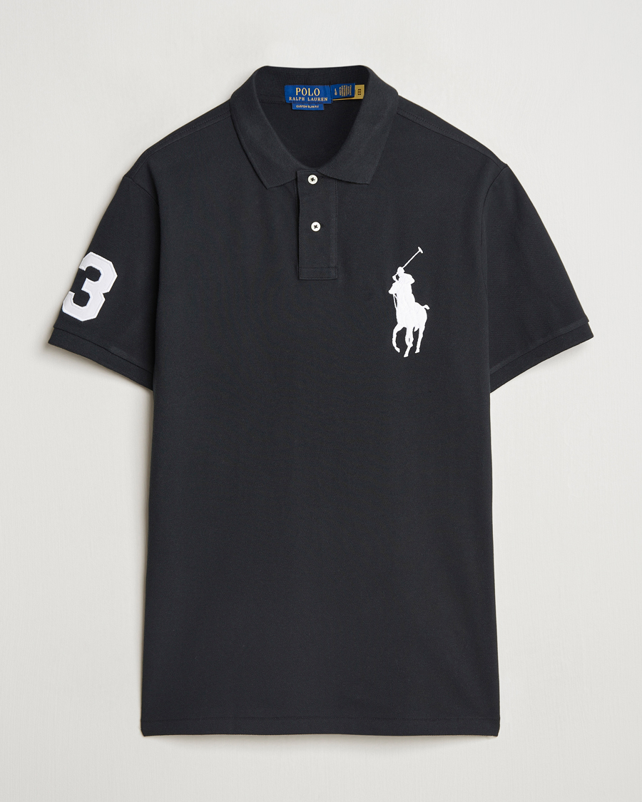 Uomini | Polo | Polo Ralph Lauren | Custom Fit Big Pony Polo Polo Black