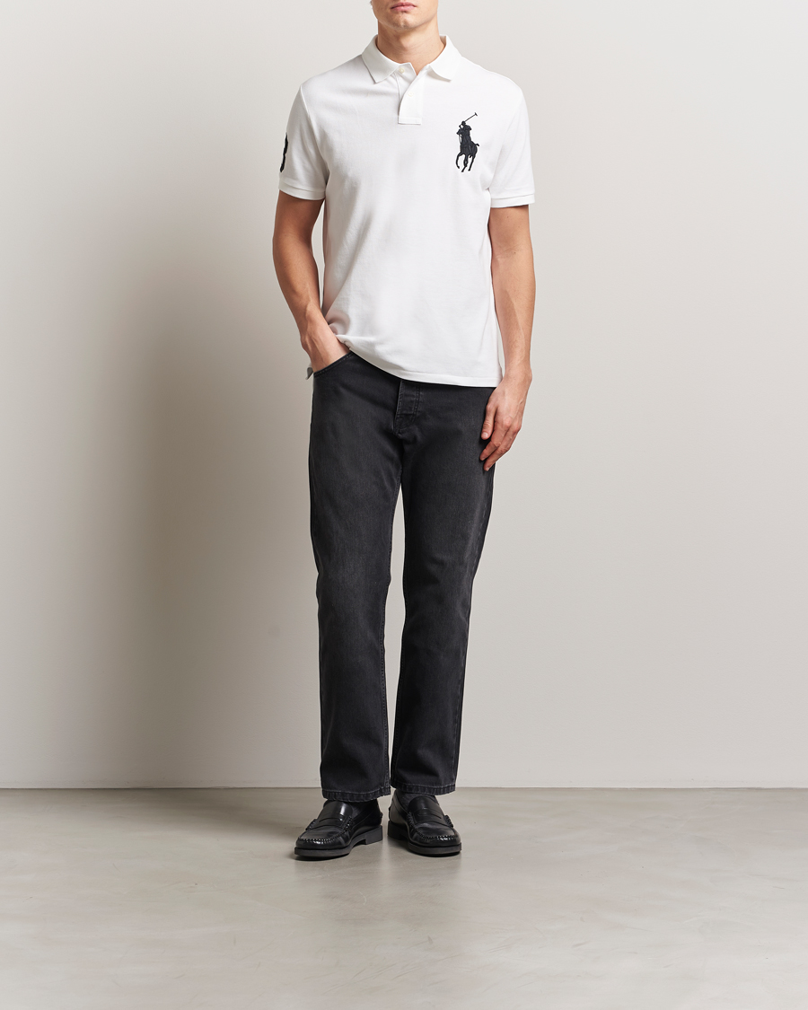 Uomini | Polo | Polo Ralph Lauren | Custom Fit Big Pony Polo White