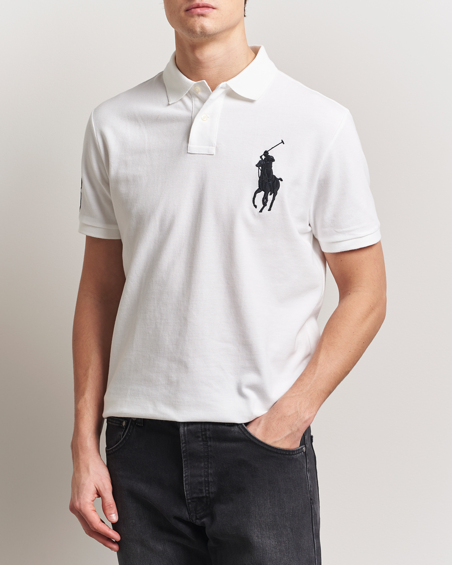 Uomini | Polo | Polo Ralph Lauren | Custom Fit Big Pony Polo White