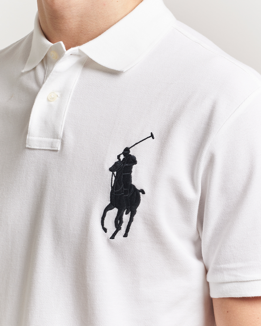 Uomini | Polo | Polo Ralph Lauren | Custom Fit Big Pony Polo White