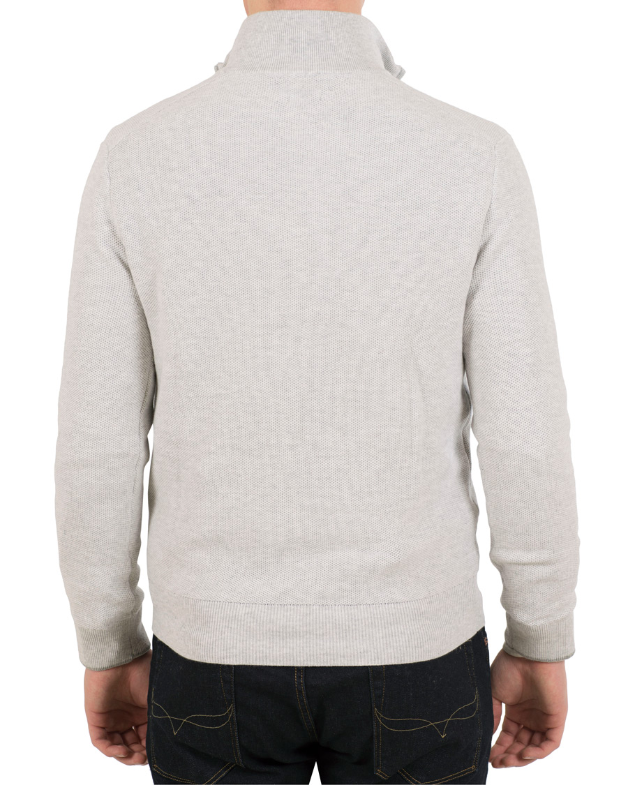 Uomini | Maglieria | Polo Ralph Lauren | Texture Half Zip Lawrence Grey Heather