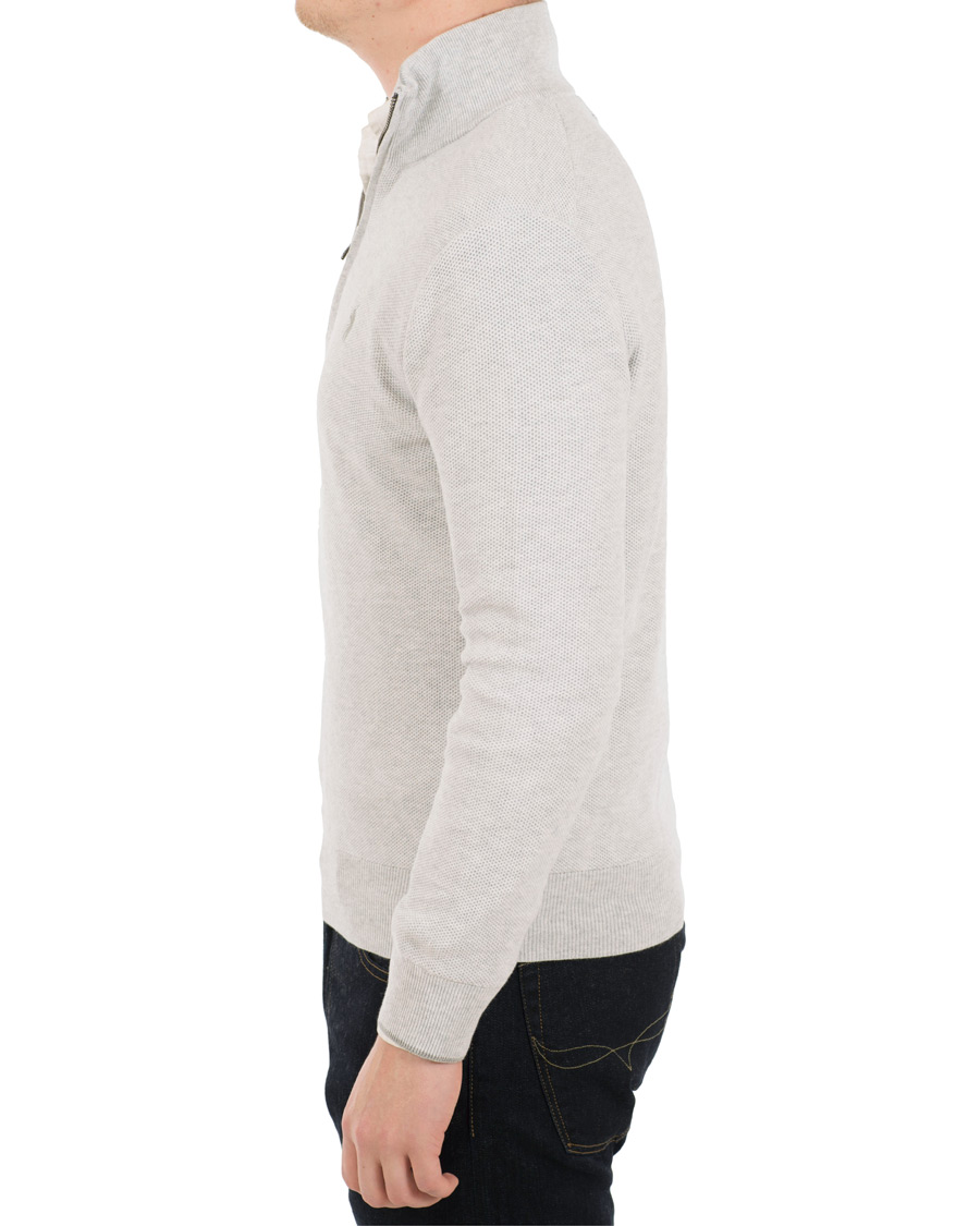 Uomini | Maglieria | Polo Ralph Lauren | Texture Half Zip Lawrence Grey Heather