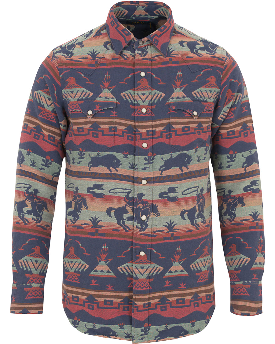 Uomini | Camicie | Polo Ralph Lauren | Core Fit Western Print Shirt Cowboy