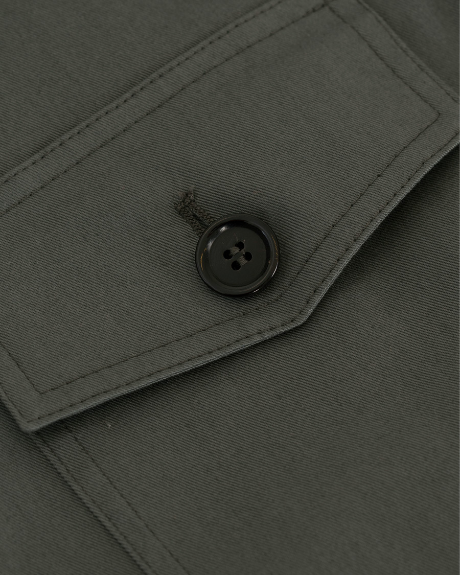 Uomini | Giacche | Private White V.C. | Belted Safari Jacket Teal Green