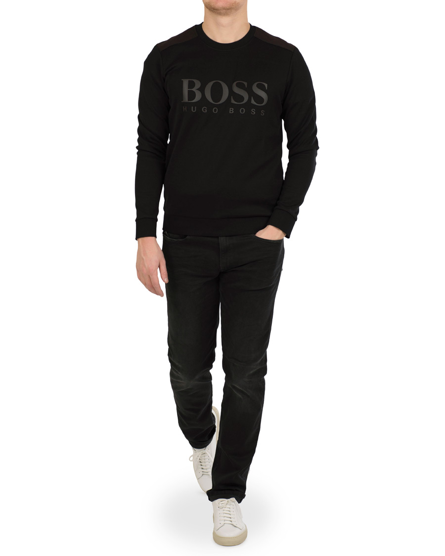 Uomini | Maglieria | BOSS GREEN | BOSS Athleisure Salbo Sweatshirt Black