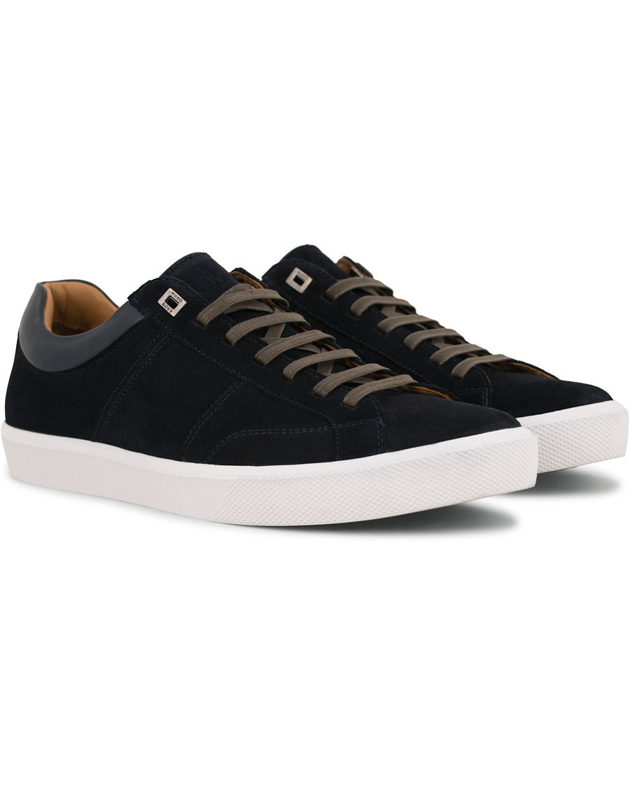 Uomini | BOSS Escape Tenn Sneaker Navy Suede | BOSS BLACK | BOSS Escape Tenn Sneaker Navy Suede
