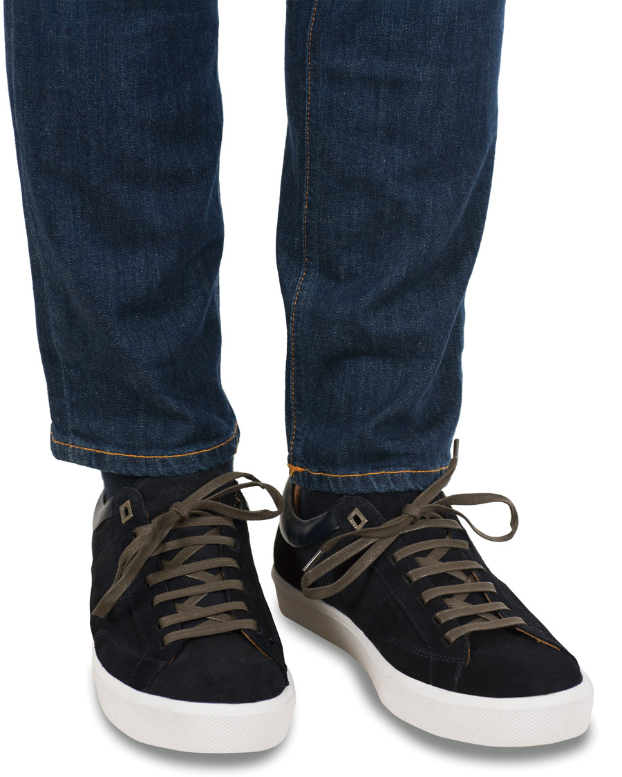 Uomini | BOSS Escape Tenn Sneaker Navy Suede | BOSS BLACK | BOSS Escape Tenn Sneaker Navy Suede