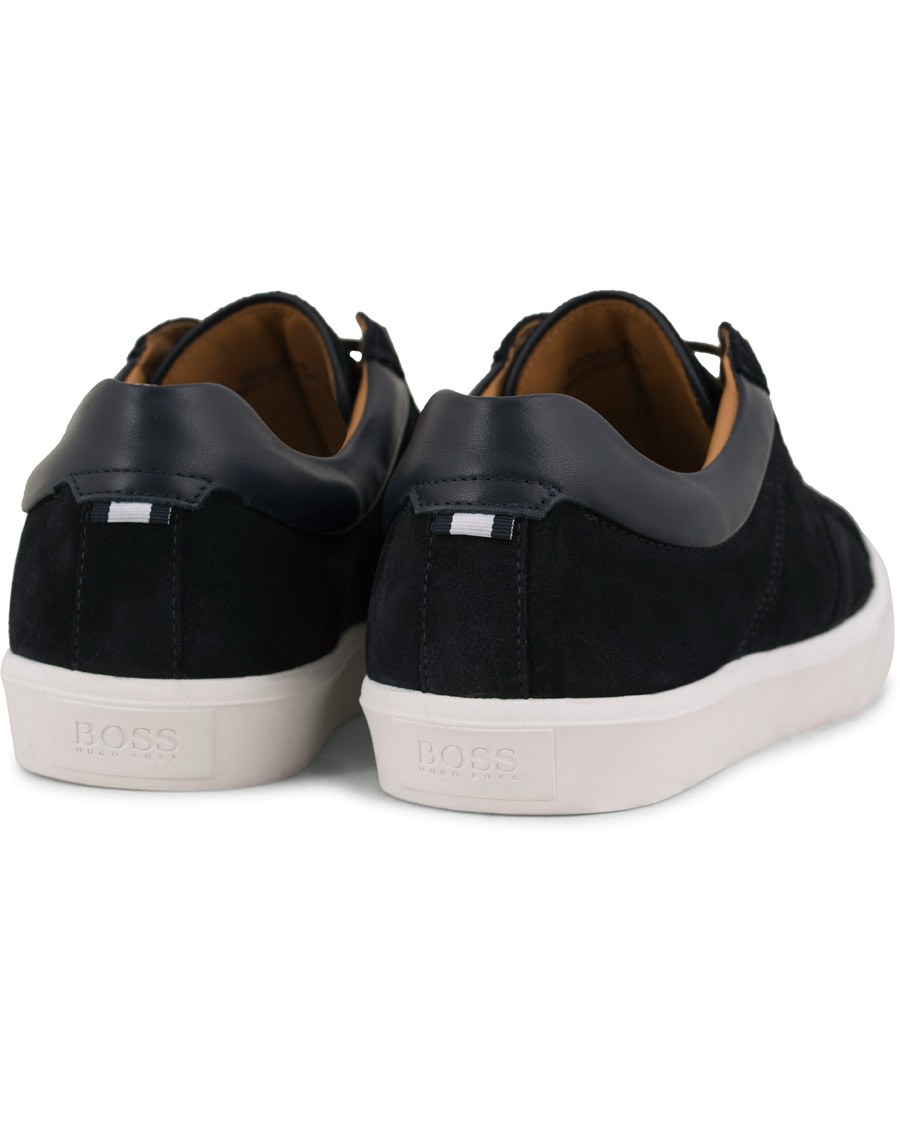 Uomini | BOSS Escape Tenn Sneaker Navy Suede | BOSS BLACK | BOSS Escape Tenn Sneaker Navy Suede